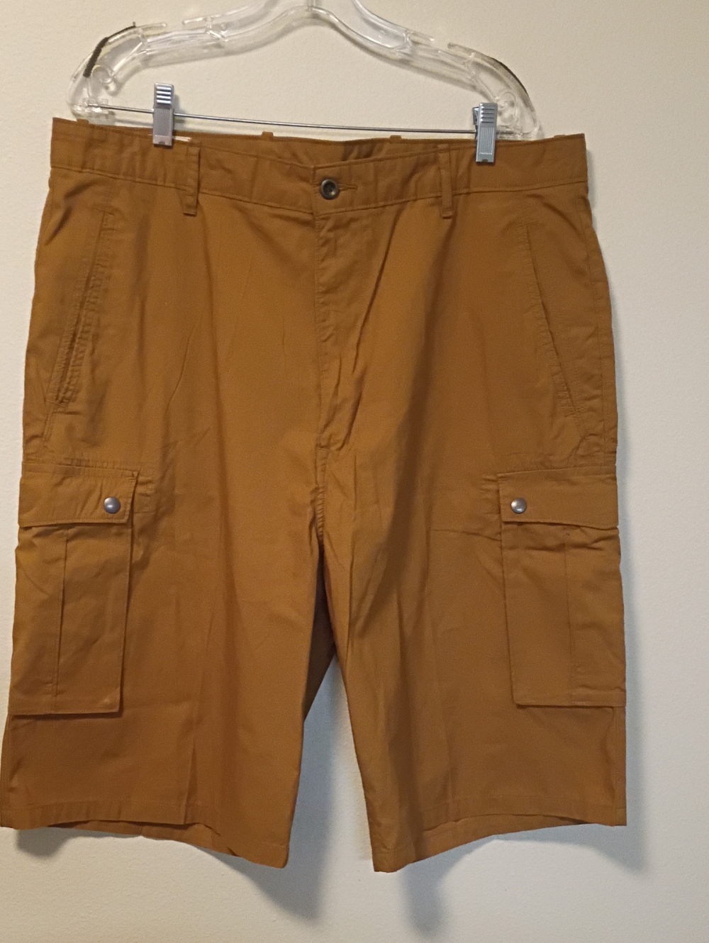 Levi's Men's Brown Cargo Shorts High Rise Flat Front 38W Pockets